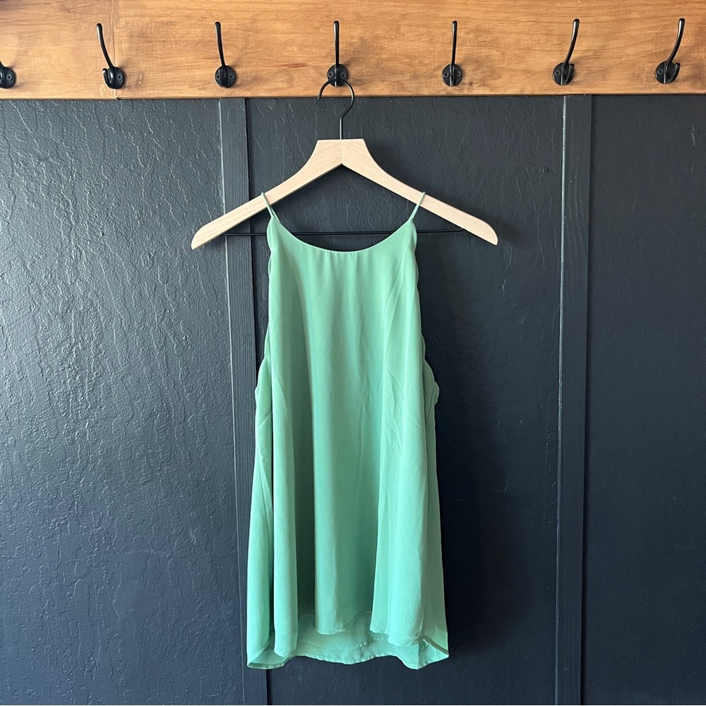 Naked Zebra Scallop Halter Camisole Tank Top